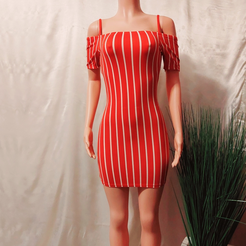Capella Off The Shoulder Dress With String Strap